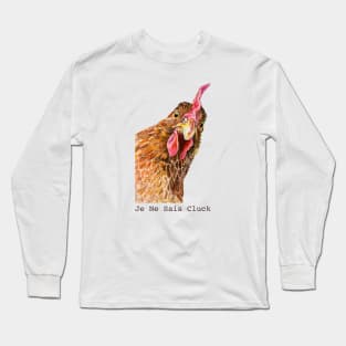 Peepen, the Golden Sex Link Hen Long Sleeve T-Shirt